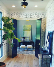 Load image into Gallery viewer, 51514 Indigo Alta Wallcovering