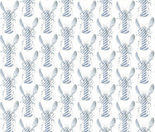Load image into Gallery viewer, Lobster Stripe Bleu Wallcovering