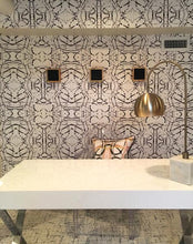 Load image into Gallery viewer, 6314 Black White Wallcovering