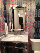 Load image into Gallery viewer, 718-1 Navy Red Wallcovering