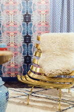 Load image into Gallery viewer, 718-1 Navy Red Wallcovering
