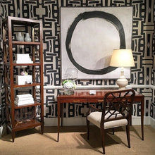 Load image into Gallery viewer, 81613 Black White Sisal Grasscloth Wallcovering