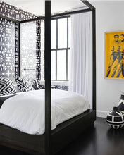 Load image into Gallery viewer, 82113 Black White Alta Wallcovering
