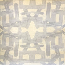 Load image into Gallery viewer, 82113 Grey Ivory Sisal Grasscloth Wallcovering