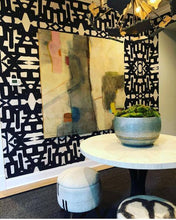 Load image into Gallery viewer, 82113 Black White Sisal Grasscloth Wallcovering