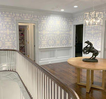 Load image into Gallery viewer, 82113 Grey Ivory Sisal Grasscloth Wallcovering
