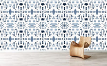 Load image into Gallery viewer, 82113 Indigo Ocean Wallcovering