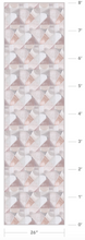 Load image into Gallery viewer, Abstract Isle Ash Rose Wallcovering