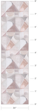 Load image into Gallery viewer, Abstract Strand Ash Rose Wallcovering