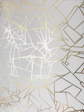 Load image into Gallery viewer, Angle Gold White Wallcovering