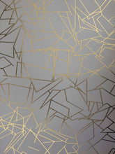 Load image into Gallery viewer, Angle Gold Zinc Grey Wallcovering
