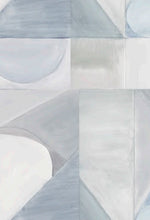 Load image into Gallery viewer, Abstract Isle Cashmere Blue Wallcovering