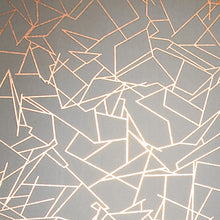 Load image into Gallery viewer, Angle Copper Rose Zinc Grey Wallcovering