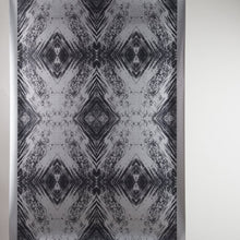 Load image into Gallery viewer, Aurora (Black on Silver) Wallpaper