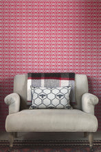 Load image into Gallery viewer, Arcade - Raspberry Wallcovering