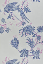 Load image into Gallery viewer, Vintage Bird Trail - Blue Pink Wallcovering