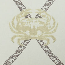 Load image into Gallery viewer, Crab - Gold Charcoal Wallcovering