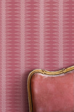 Load image into Gallery viewer, Indian Stripe - Snug Red Wallcovering