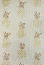 Load image into Gallery viewer, Pineapple - Gold on Natural Fabric
