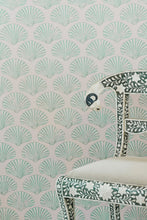Load image into Gallery viewer, Scallop Shell - Plaster Green Wallcovering