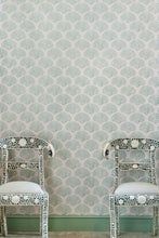 Load image into Gallery viewer, Scallop Shell - Plaster Green Wallcovering