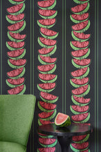 Load image into Gallery viewer, Watermelon - Charcoal Wallcovering