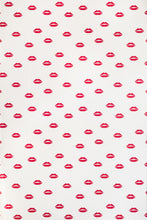Load image into Gallery viewer, Lips - Red on Cream Wallcovering