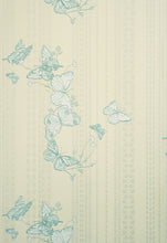 Load image into Gallery viewer, Bugs & Butterflies - Ice Blue Wallcovering