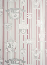 Load image into Gallery viewer, Carpe Noctem - Hot Pink Silver Wallcovering