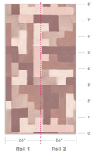 Load image into Gallery viewer, Big Steps Electric Rose Wallcovering