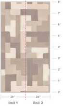 Load image into Gallery viewer, Big Steps Pale Beach Wallcovering