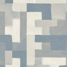 Load image into Gallery viewer, Big Steps Cashmere Blue Wallcovering
