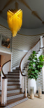 Load image into Gallery viewer, Loki Bastille Brass Metallic Wallcovering