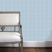 Load image into Gallery viewer, Centered Slate Blue Wallcovering