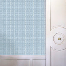Load image into Gallery viewer, Centered Slate Blue Wallcovering