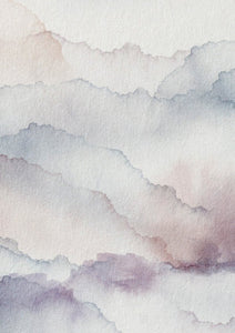 Cloud Mauve Wallpaper