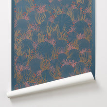 Load image into Gallery viewer, Drift - Blue Wallcovering