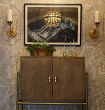 Load image into Gallery viewer, Buscemi Bastille Brass Metallic Wallcovering
