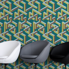 Load image into Gallery viewer, Depth Silver Wallcovering