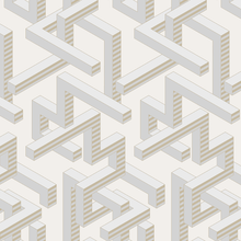 Load image into Gallery viewer, Depth Silver Wallcovering