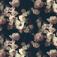 Load image into Gallery viewer, Dutch Love Dark Floral Wallcovering