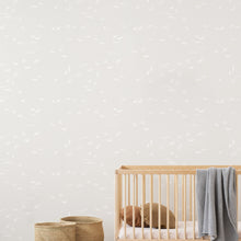 Load image into Gallery viewer, Falling Feather Cream Wallpaper