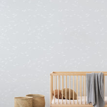 Load image into Gallery viewer, Falling Feather Dove Grey Wallpaper