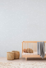 Load image into Gallery viewer, Falling Feather Dove Grey Wallpaper