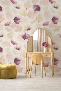 Petals Pressed Blush Wallpaper