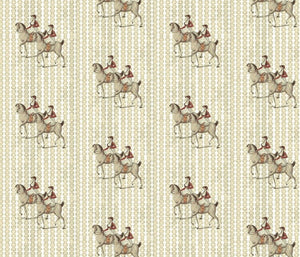 Equestrian Day Diagonal Fabric