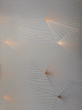 Load image into Gallery viewer, Fan Copper Rose Zinc Grey Wallcovering