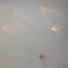 Load image into Gallery viewer, Fan Copper Rose Zinc Grey Wallcovering