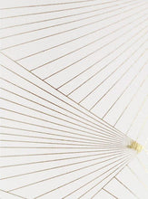 Load image into Gallery viewer, Fan Gold White Wallcovering