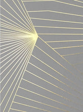 Load image into Gallery viewer, Fan Gold Zinc Grey Wallcovering